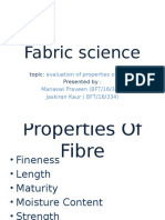 Fabric Science: Topic: Presented by