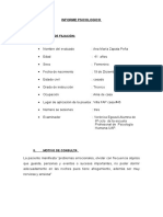 Informe Psicologico Del Caso 1