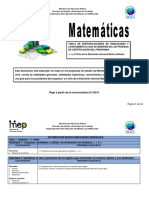 Matematica I y II Ciclo 2016