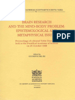 0 Brain Research and The Mind-Body Problem Epistemological and Metaphysical Issues PDF