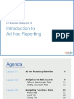 Umoja - Job Aid - Intro To Ad-Hoc Reporting in BI