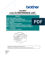 Part List Mfc l2700