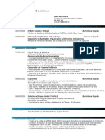 Ejemplo CV Cronologico 1