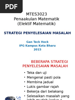 02 Strategi Penyelesaian Ver Pelajar Pdf