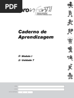 Caderno de Aprendizagens Modulo 1 Unidade 7