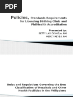 Download Policies Standards Requirements for Licensing Birthing Clinic by Matt Lao Dionela SN331278251 doc pdf