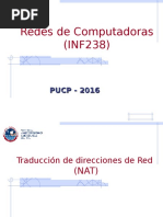 Redes de Computadoras (INF238) : PUCP - 2016