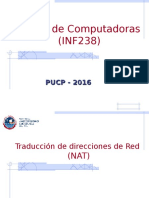 Redes de Computadoras (INF238) : PUCP - 2016
