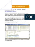 UDP ICMP Traceroutes