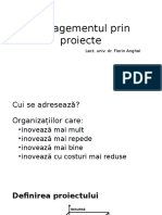 Managementul Prin Proiecte