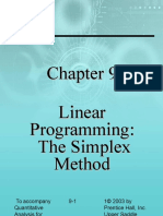 c9 Lp, The Simplex Method