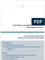 From Efficacy and Safety of Fondaparinux in Management of ACS