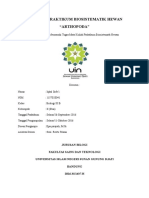 Laporan Praktikum Biosistematik Hewan (Arthopoda)