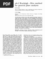 PB 2 Rayleigh Ritz Method For General Plate Analysis 1993