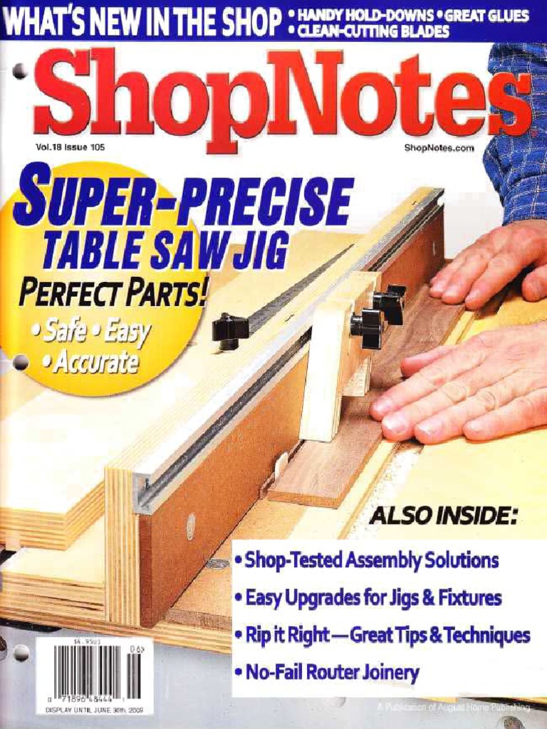 ShopNotes Issue105 PDF | PDF | Screw | Drilling
