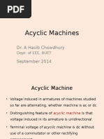 Acyclic Machines