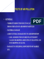 Effects of Air Pollution: - General
