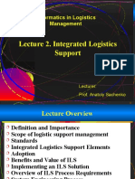 Lec 2 Integrated Logistics Support - Fin - 1