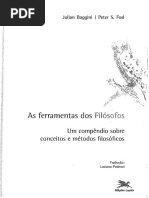 (Baggini-Fosl) as Ferramentas Dos Filósofos - Um Compêndio Sobre Conceitos e Métodos Filosóficos (Excertos)