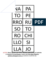 Domino Silabico Encadenado PDF