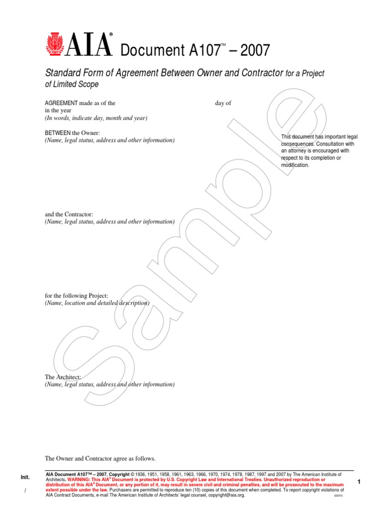Aia | PDF | Indemnity | General Contractor