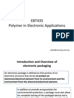 EBT435 Polymer in Electronic Applications: Plteh@unimap - Edu.my