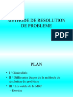 Methode de Resolution de Probleme