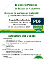 Presentación Debate Violencia Sexual Comisión VII 16-11-2016