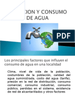 Dotacion y Consumo de Agua