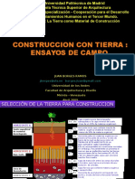 Const. Con Tierra - Ensayo de Campo