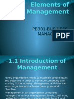 1 Element of Management