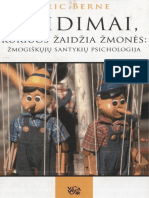 Eric Berne - Zaidimai Kuriuos Zaidzia Zmones 2008 LT PDF
