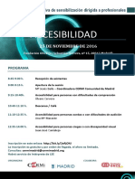 Programa Sesión Formativa CERMI Madrid-Ayto. Madrid ACCESIBILIDAD