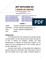 Study Outlines On The Book of Daniel