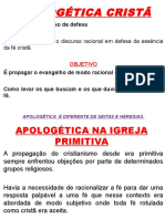 A apologética cristã fundamenta-se na criação e redenção