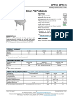 BPW34 Photodiode - Datasheet