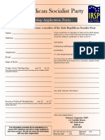 IRSP Application Form