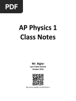 Notes For AP Physics PDF