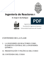 1. Introduccion Al Curso de Ingenieria de Reactores I