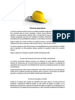 Técnicas Operativas