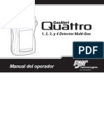 GasAlertQuattro - OpsManual (D6456 2 ES) PDF