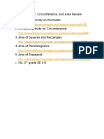 Perimeter, Circum, Area Review - Tech