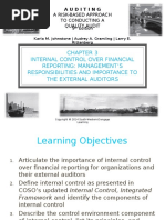 Internal Control over Financial Reporting (Chapter 3)