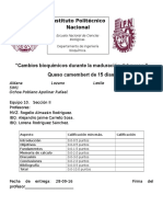 Cambios Bioquímicos Durante La Maduración Del Queso