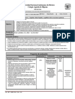 Plan y Programa de Eval Quimica Iv A-I, Ii 3P 2016-2017 PDF