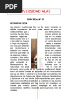 PRACTICA N° 05 - FARMACOGNOSIA Y FITOQUÍMICA