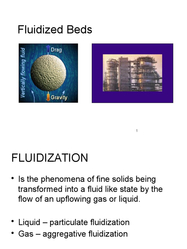 Fluidized Beds (Part 1) Fluidization Chemical Reactor