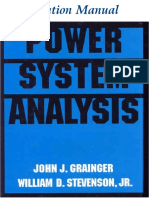 Solutions Manual For Power System Analysis - John J. Grainger & William D. Stevenson, JR