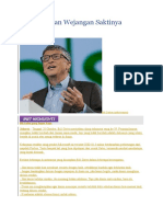 Bill Gates Dan Wejangan Saktinya