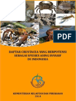 Daftar Crustacea Yang Berppotensi Sebagai Spesies Asing Invasif Di Indonesia